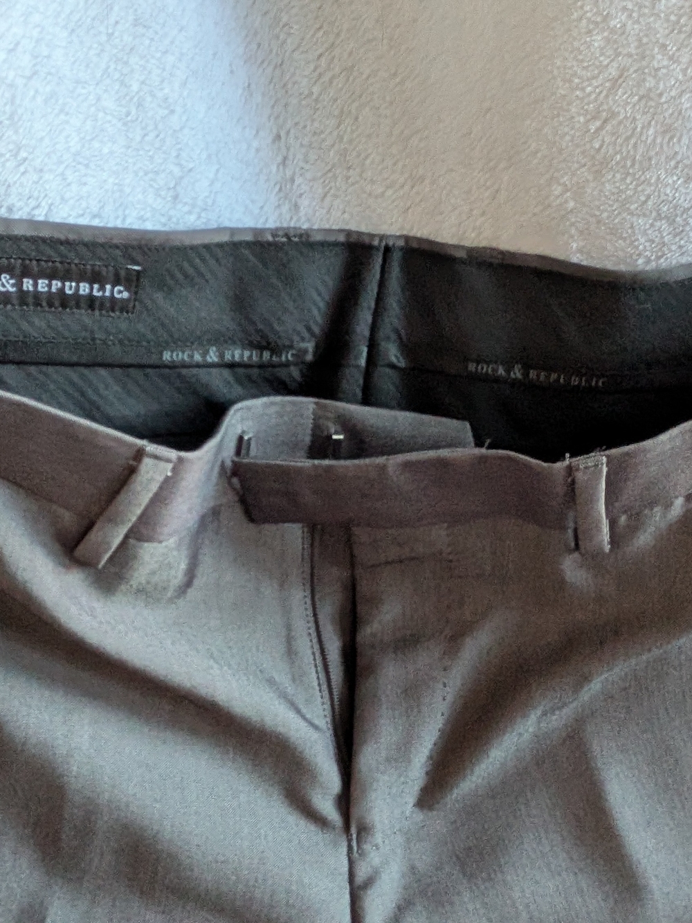 Rock & Republic Men’s Gray Dress Pants